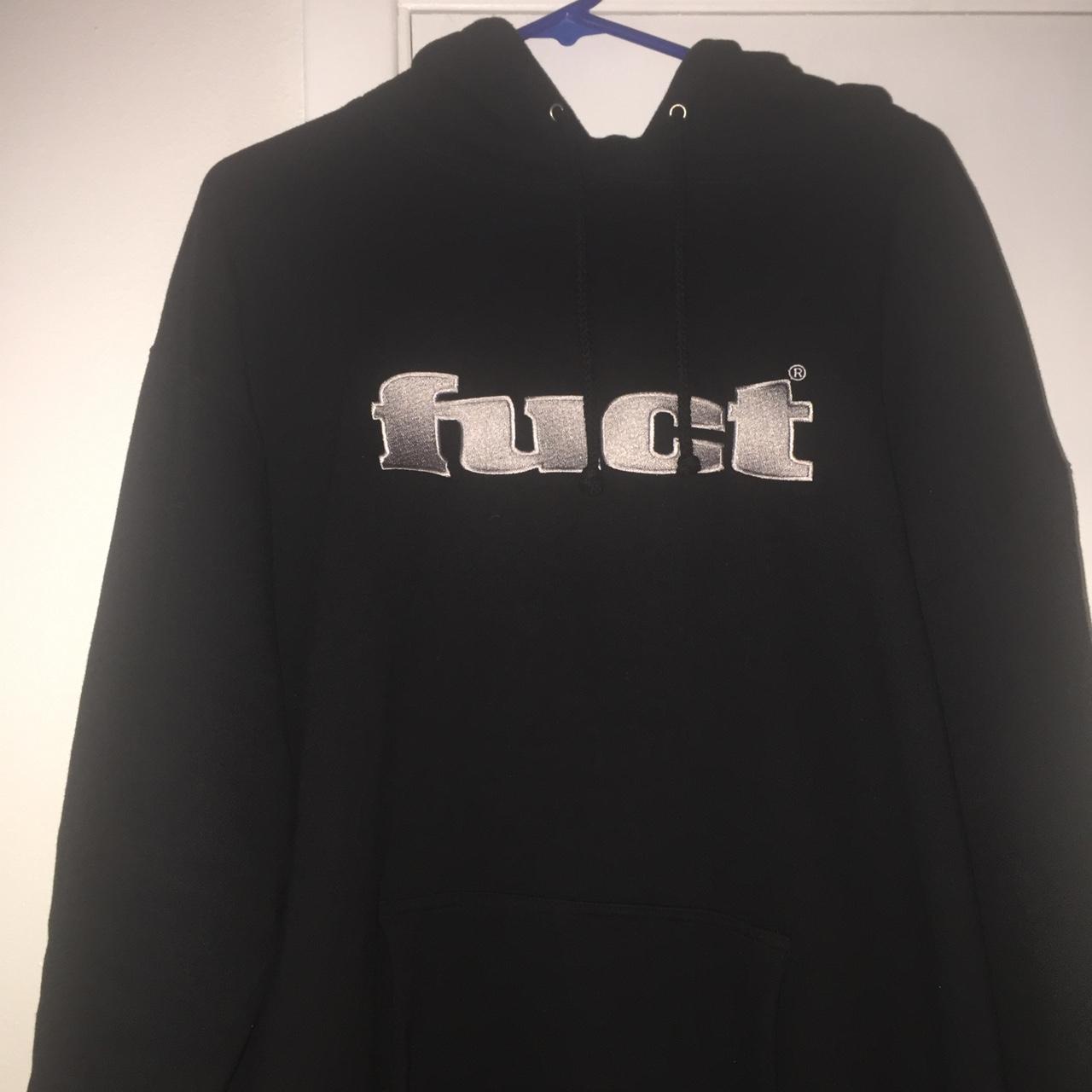 Fuct embroidered logo hoodie #ftp #fuct - Depop