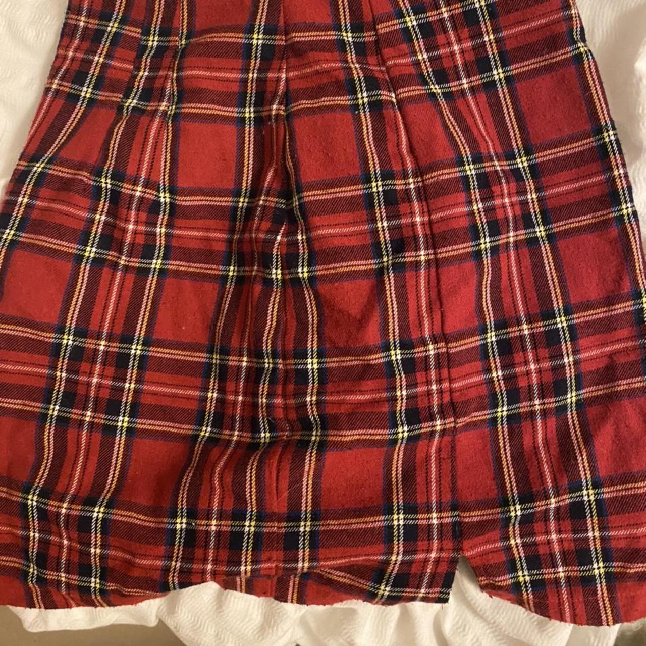 Brandy Melville Brandy Melville, Skirts, Brandy Melville Red Plaid Mini  Skirt, Poshmark