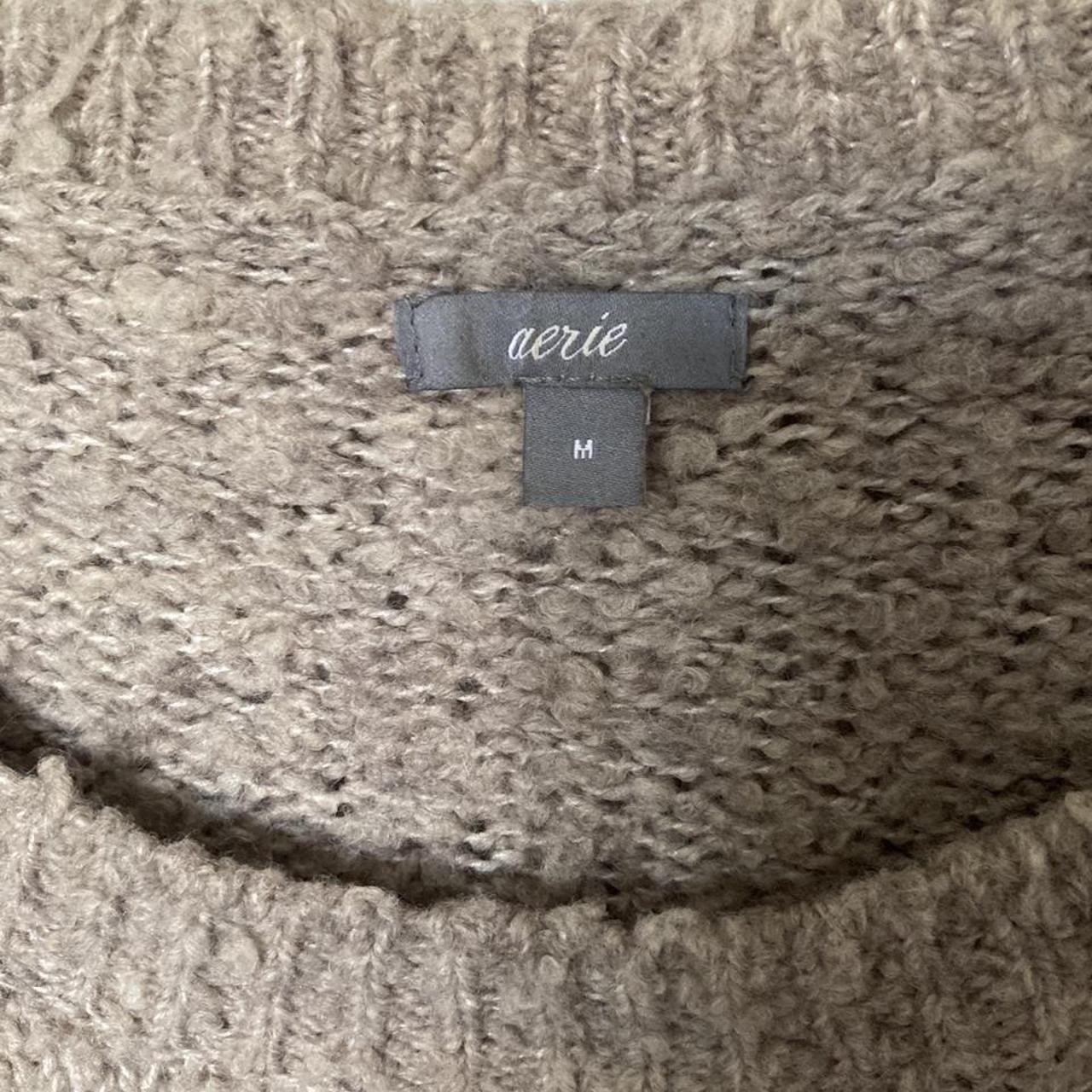 Beige American Eagle Jumper Really Cute And - Depop