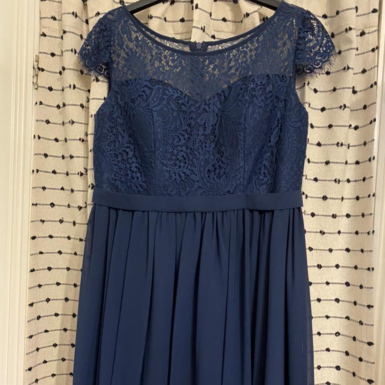 Women's Navy Dress | Depop