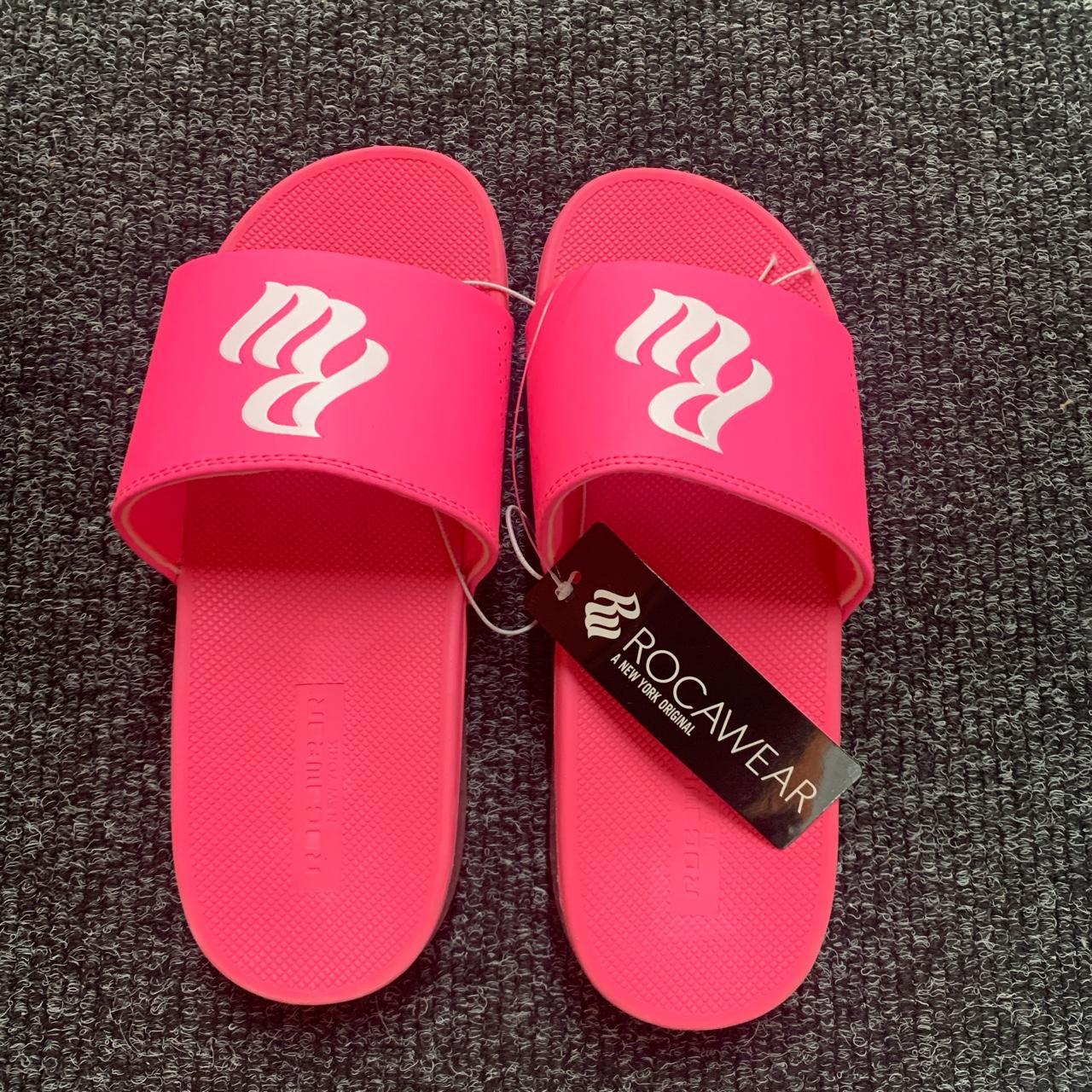 Rocawear pink slides Women s US 7 Brand new w tags Depop