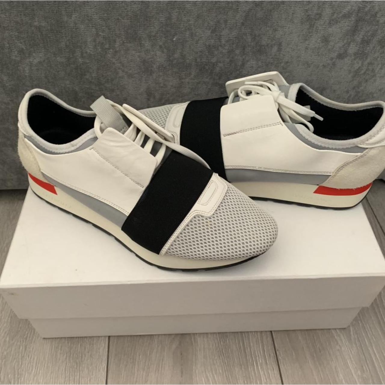 mens white balenciaga trainers
