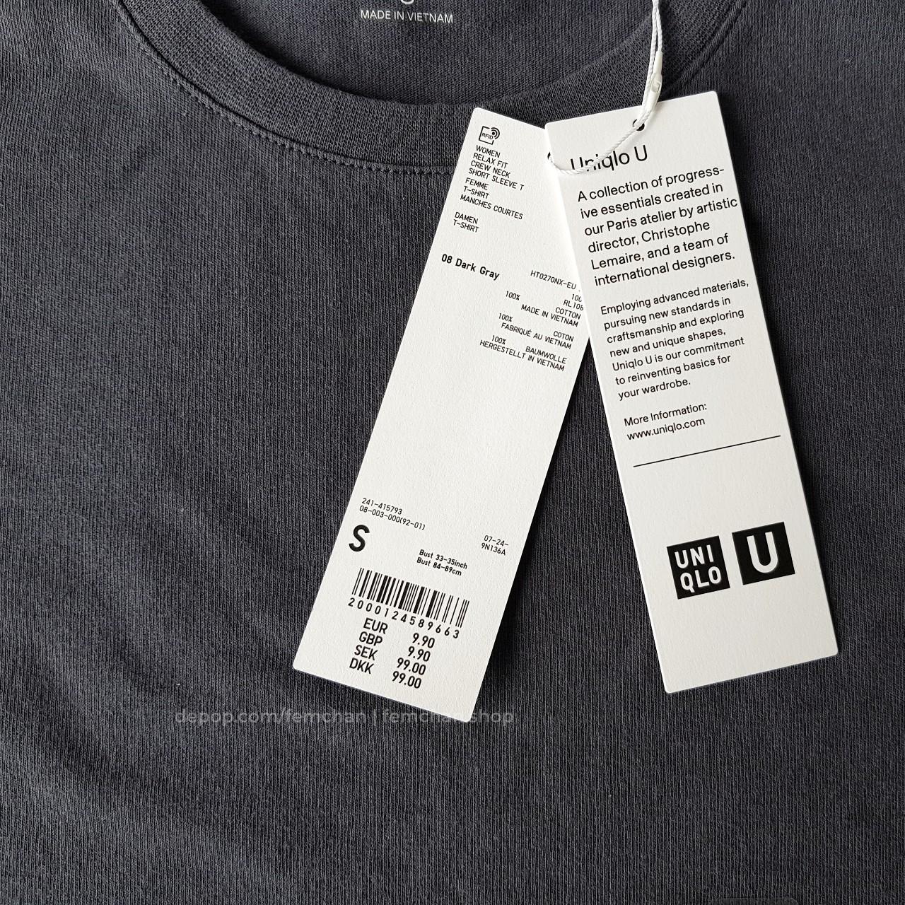 UNIQLO Women's Grey T-shirt | Depop