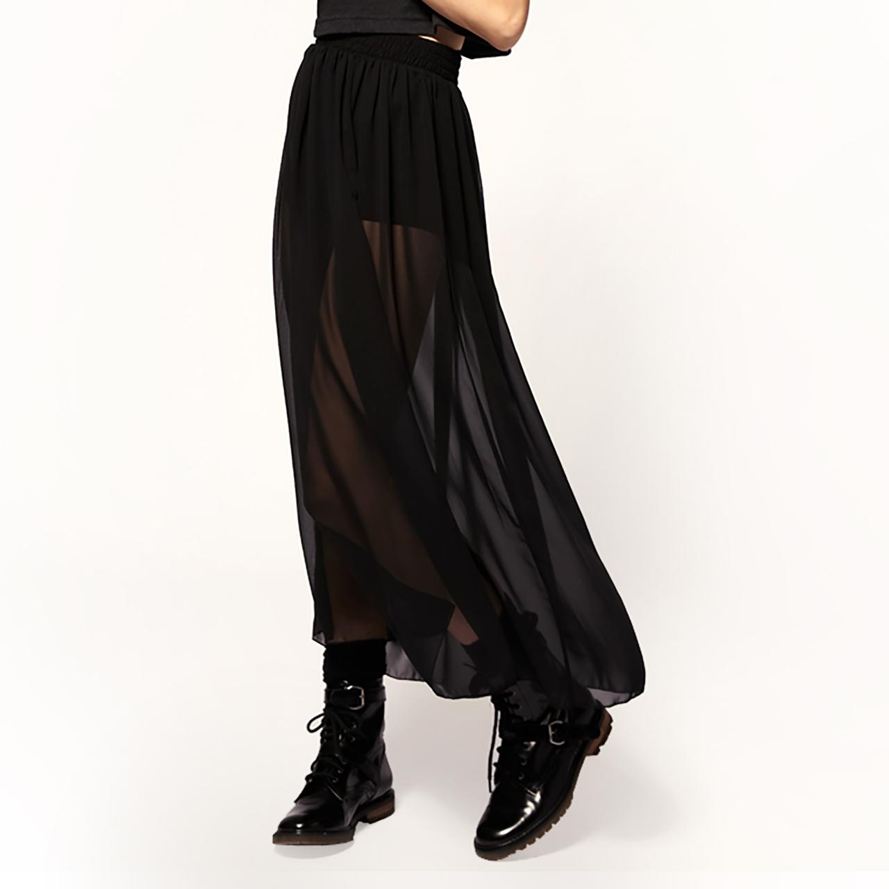 black-sheer-chiffon-long-skirt-due-to-its-depop