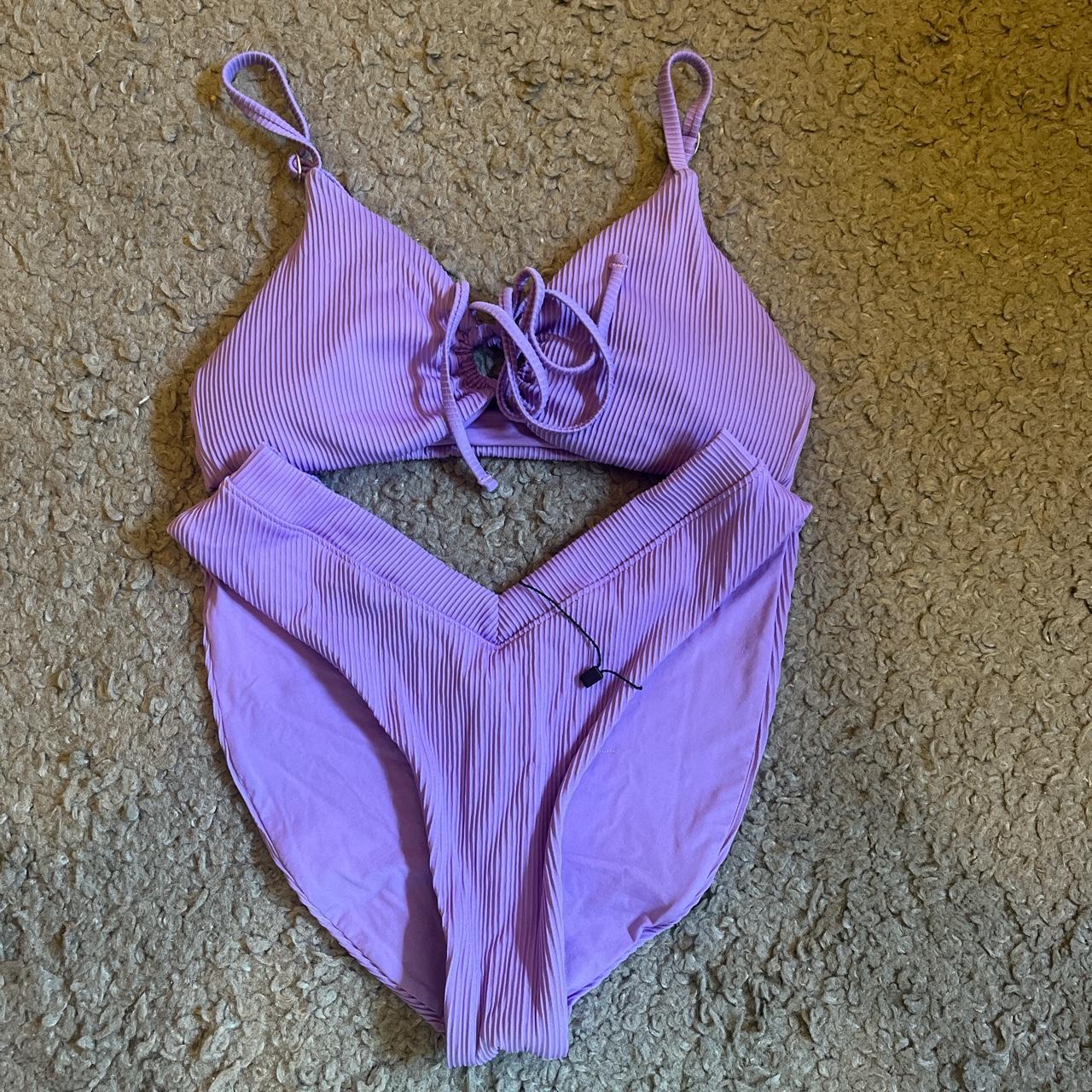 Women's Purple Bikinis-and-tankini-sets | Depop