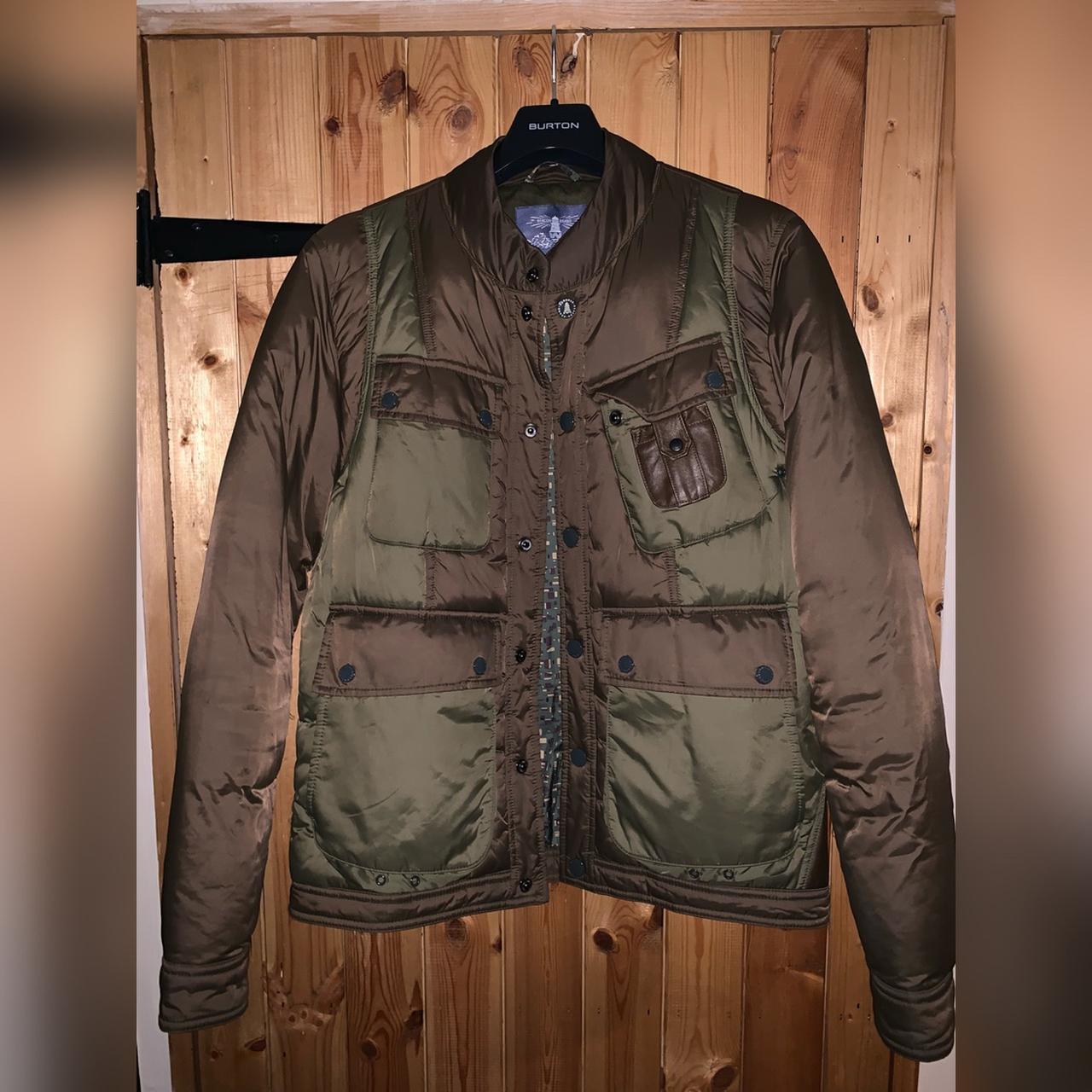 Barbour x store white mountaineering jacket