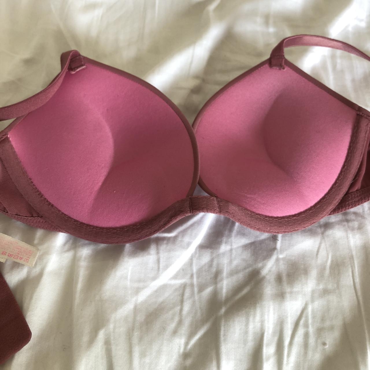 Ruby rose colored push up bra. worn less than | Depop
