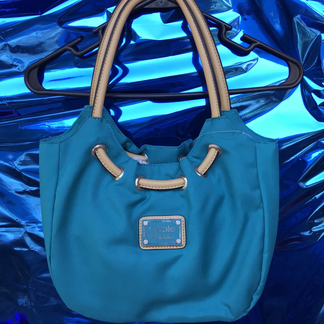 Nicole by Nicole Miller Solid Blue Shoulder Bag One Size - 60% off | ThredUp