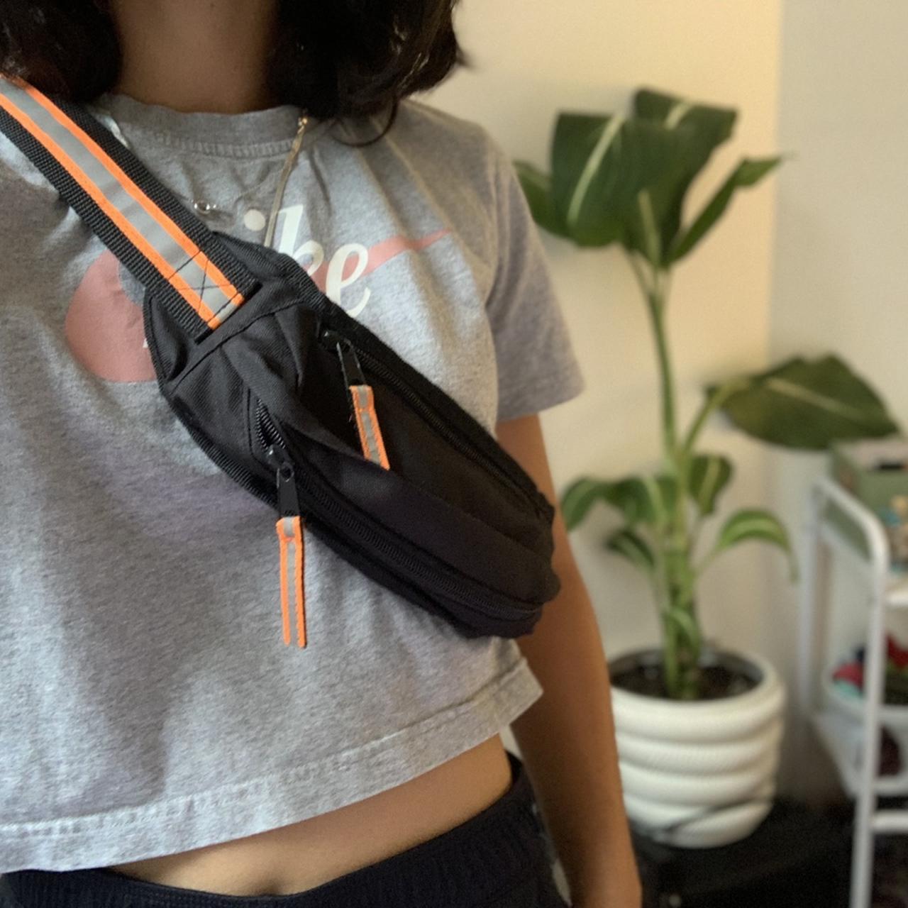 reflective fanny pack perfect for raves used once