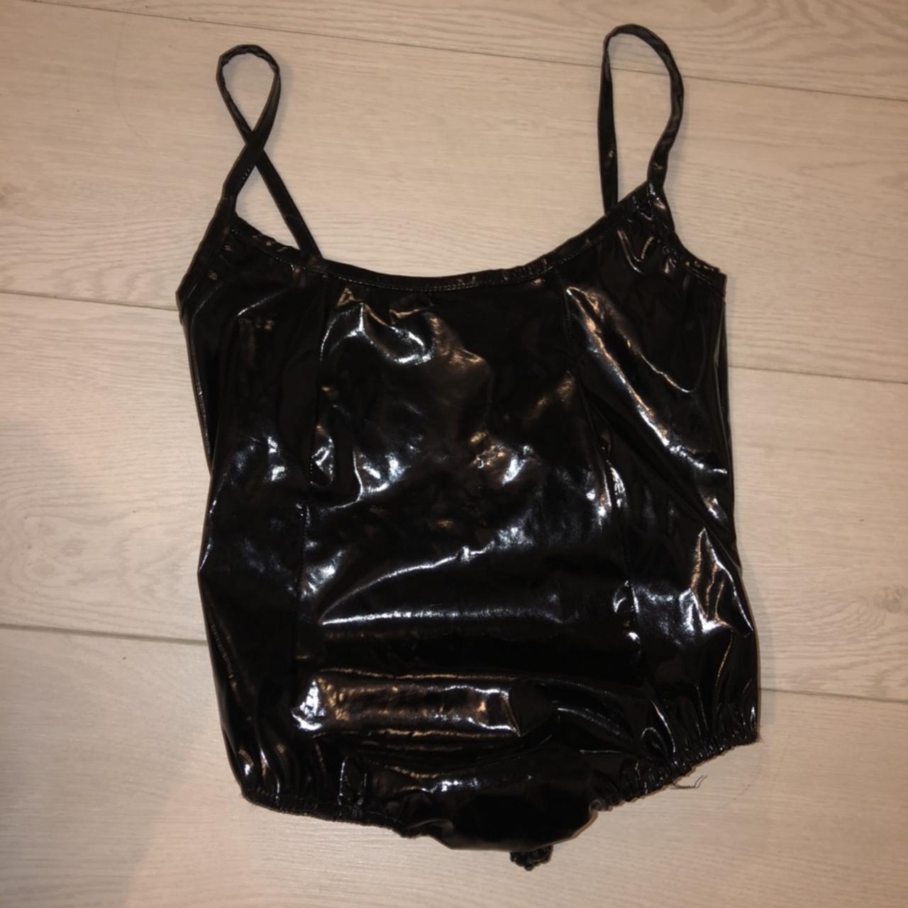 Selling this beaut vinyl bodysuit. Perfect condition - Depop