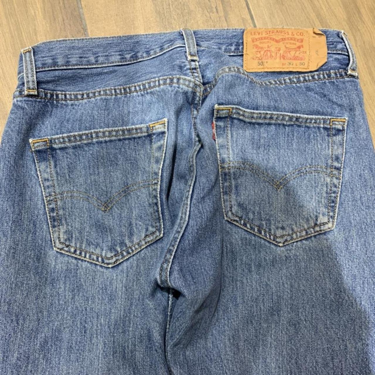 LEVIS 501 W30 L30 Straight fit Like new - Depop