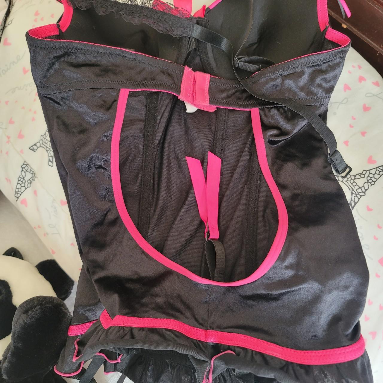 hot pink lingerie size: 24B #lingerie #hotpink #sexy... - Depop