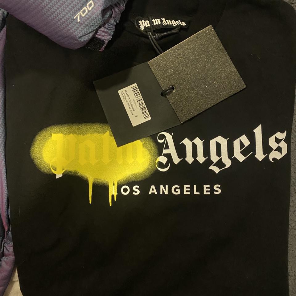 Genuine Palm Angels Los Angeles Sprayed T-shirt. In - Depop