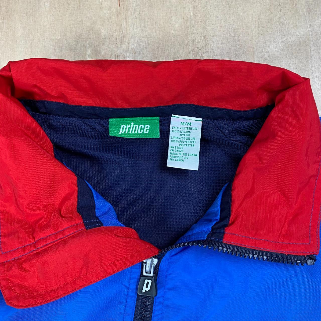 Prince Men's Blue and Red Jacket (2)