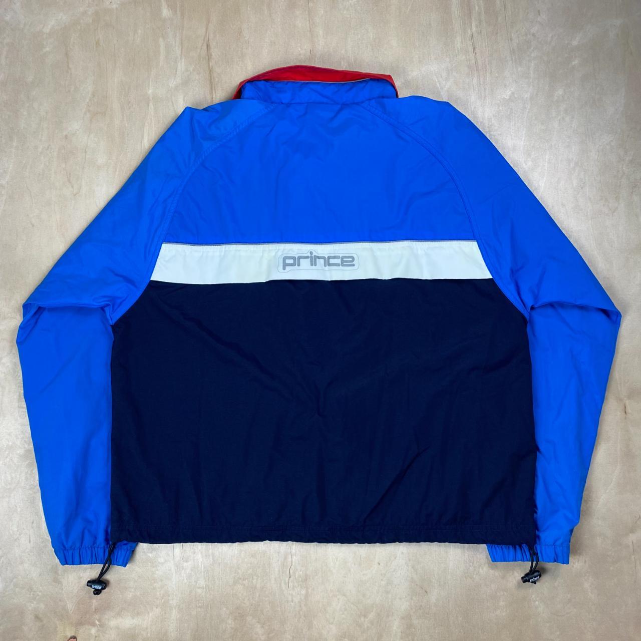 Prince Men's Blue and Red Jacket (4)