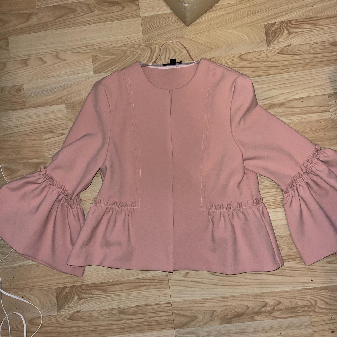 topshop peplum blazer