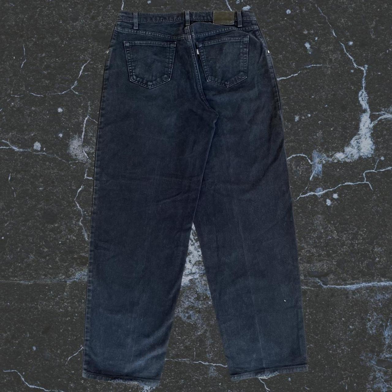 Levi’s Silvertab black baggy jeans, size 38x34.... - Depop