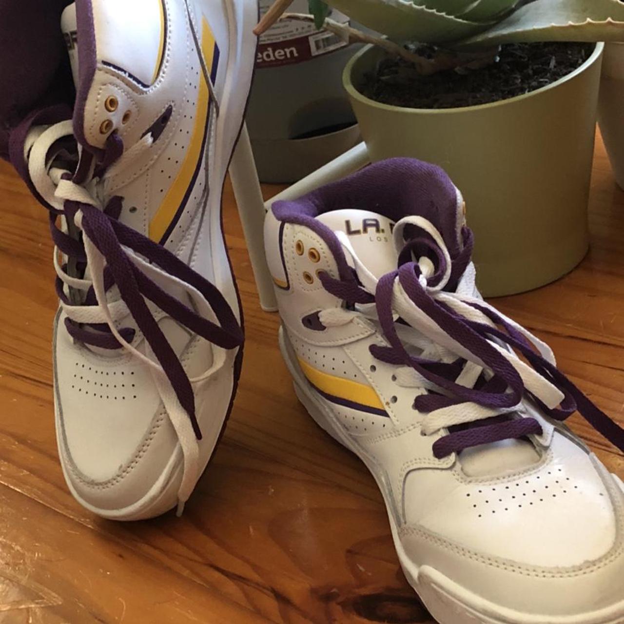 Los Angeles Lakers Custom Sport Workout Shoes - Shop trending