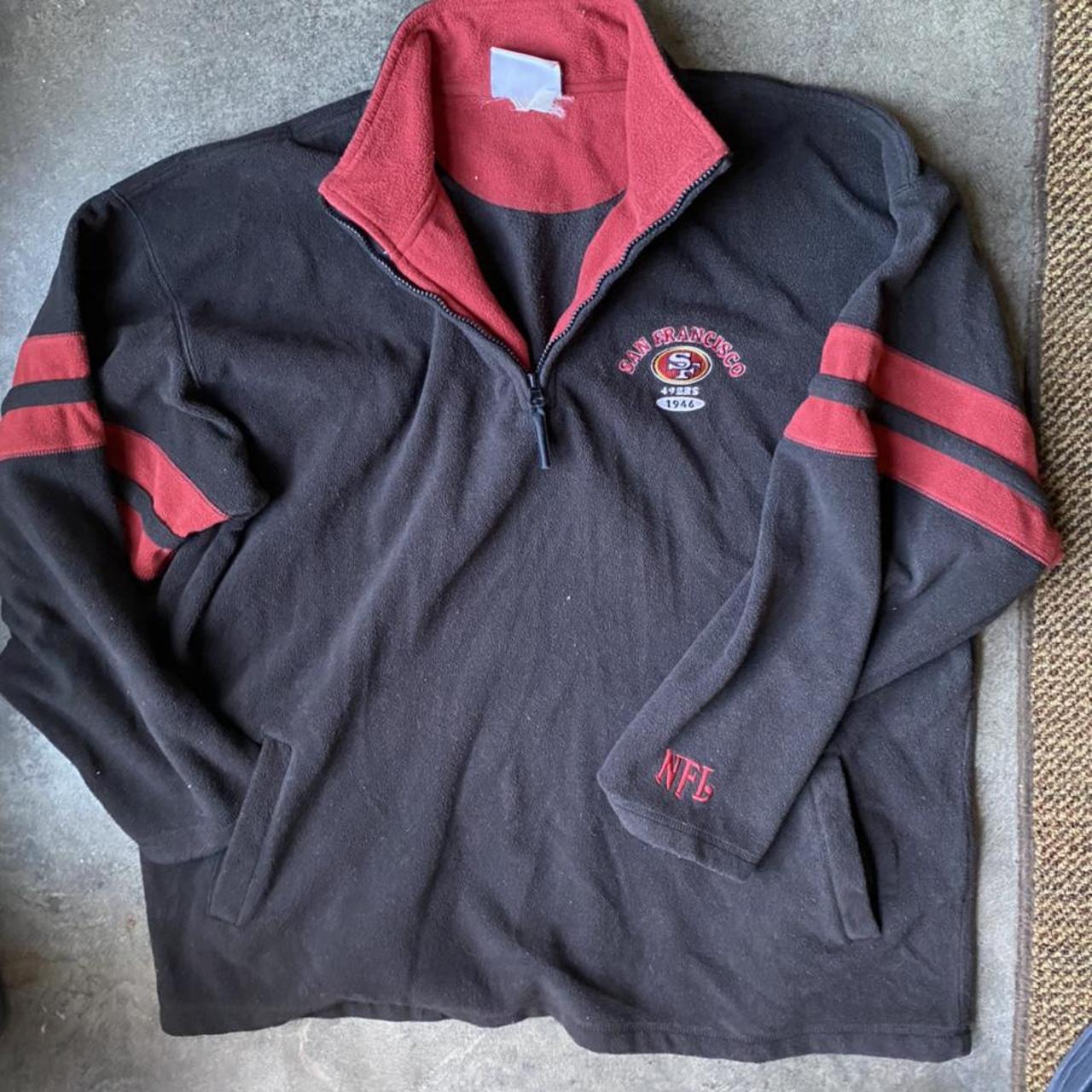 Vintage NFL San Francisco 49ers quarter-zip. - Depop