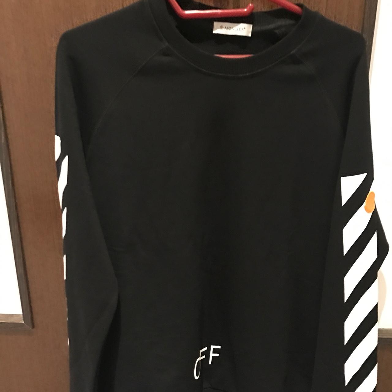 moncler off white jumper