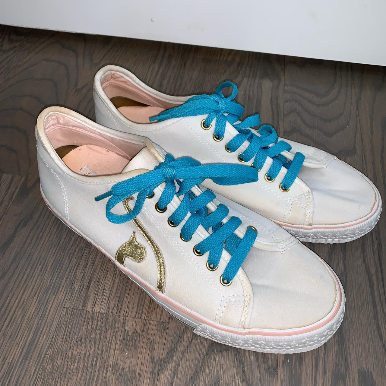 🦷 baby phat shoes, minor yellowing shown throughout,... - Depop