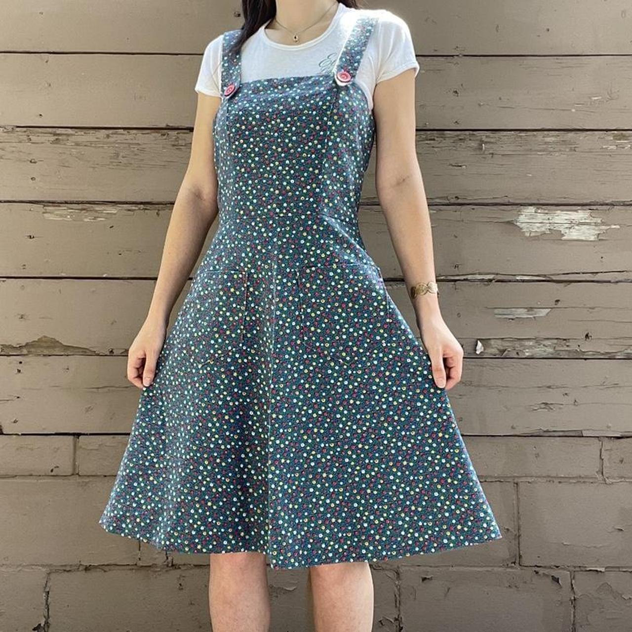 Women's Red and Green Dress (2)
