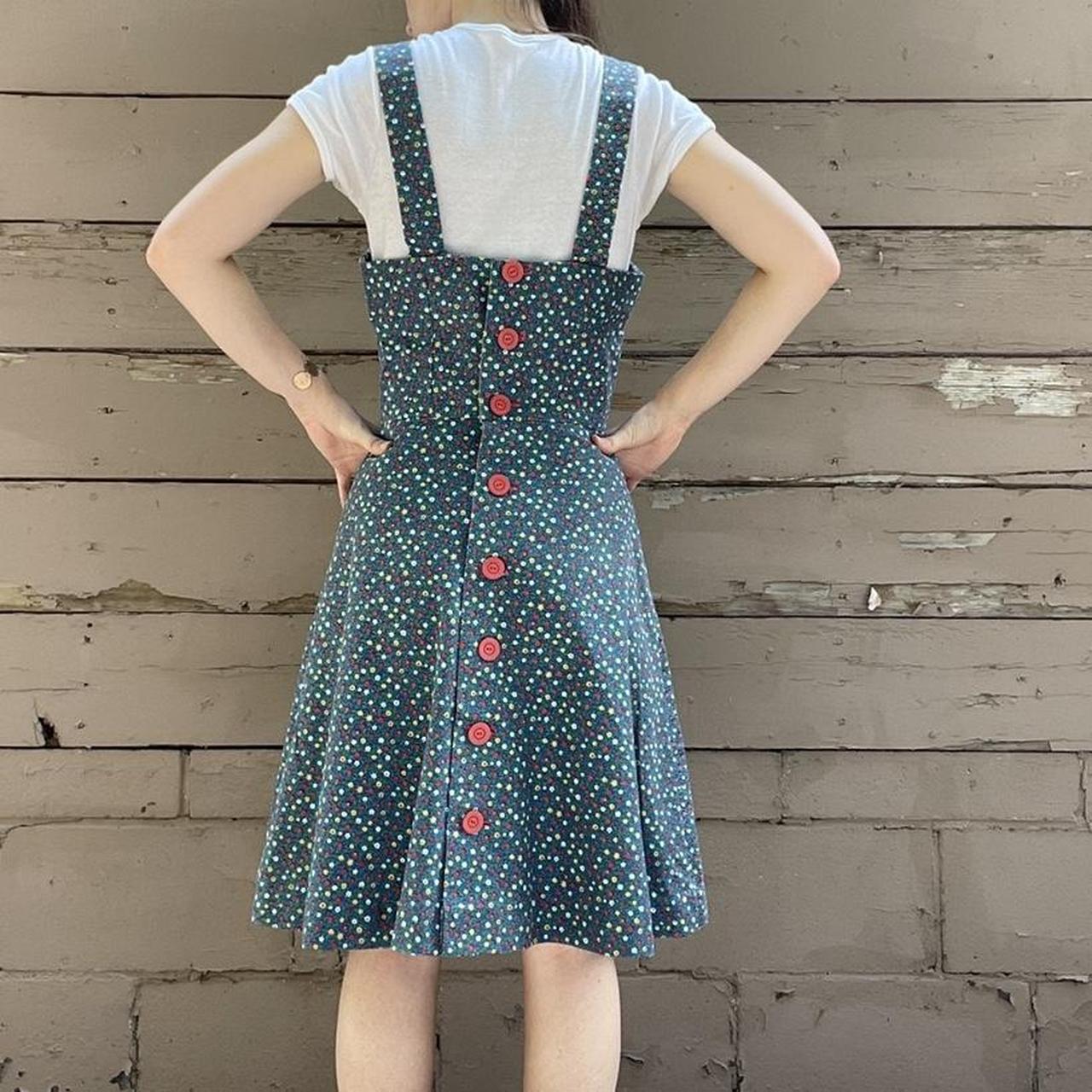 Women's Red and Green Dress (3)