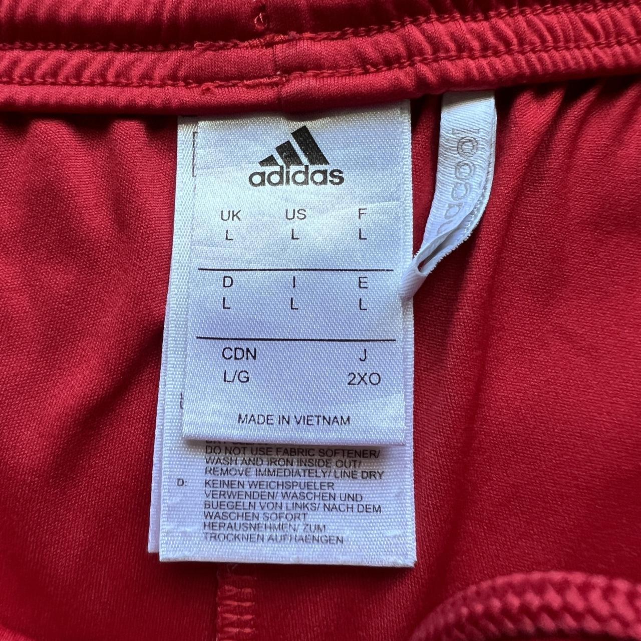 Adidas Retro Red Shorts Large Great condition and... - Depop