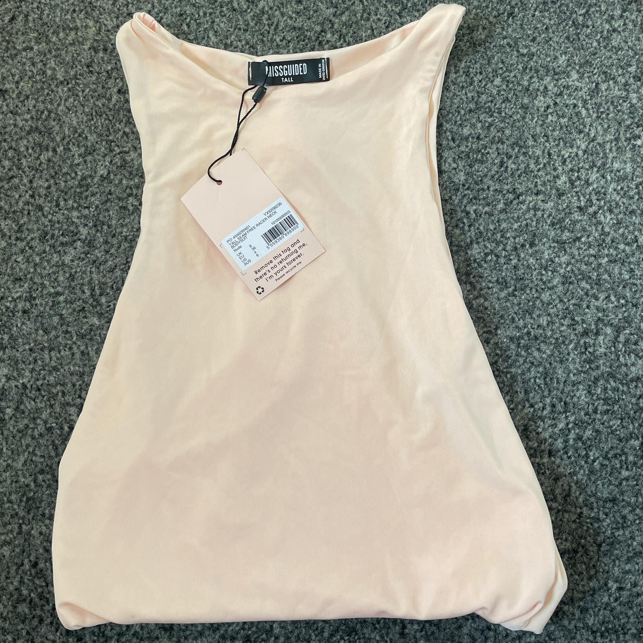 Miss Guided Sean Free Racer Neck Bodysuit in colour - Depop