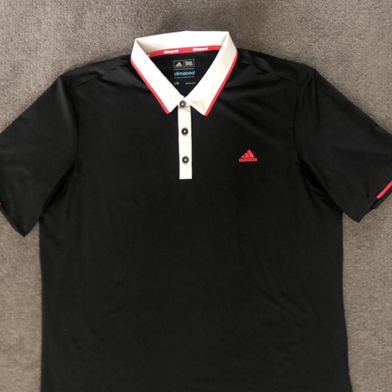 Adidas Clima-cool polo shirt Really soft material... - Depop