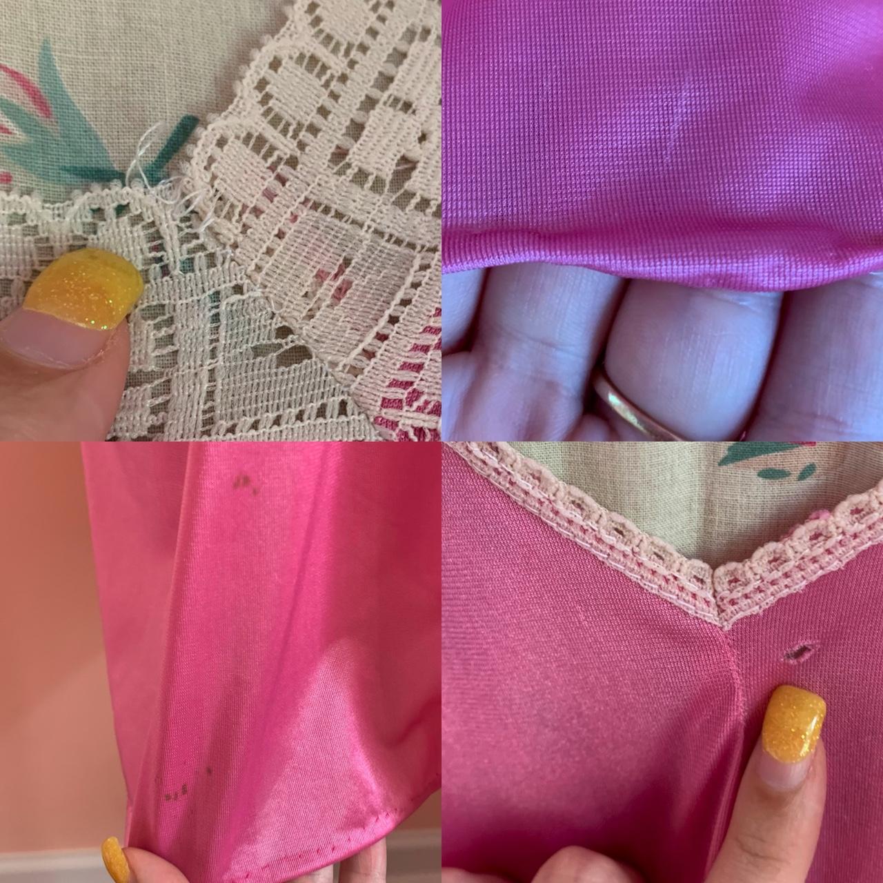 Women's Pink and Green Robe Depop