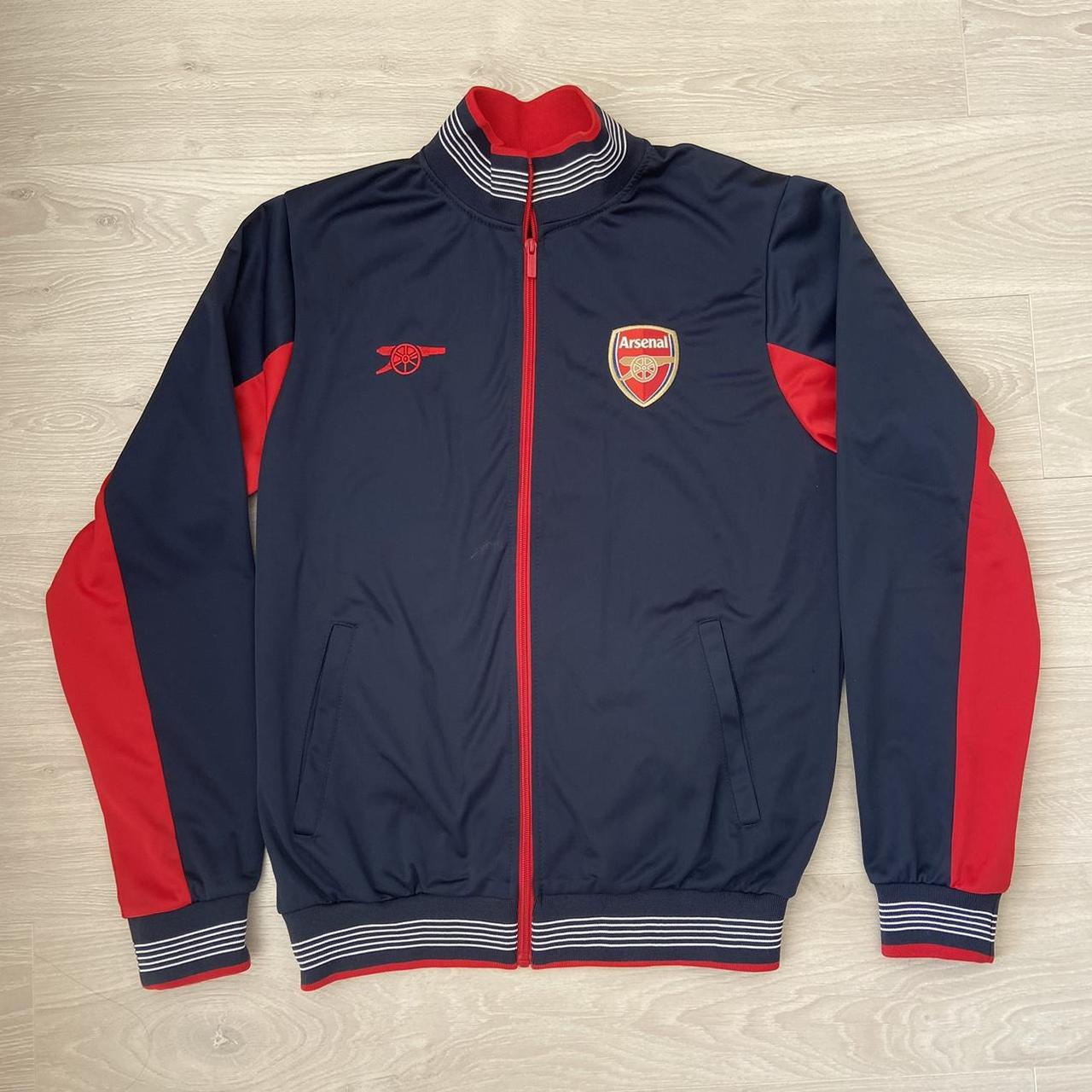 arsenal-football-red-and-navy-blue-leisure-tricot-depop