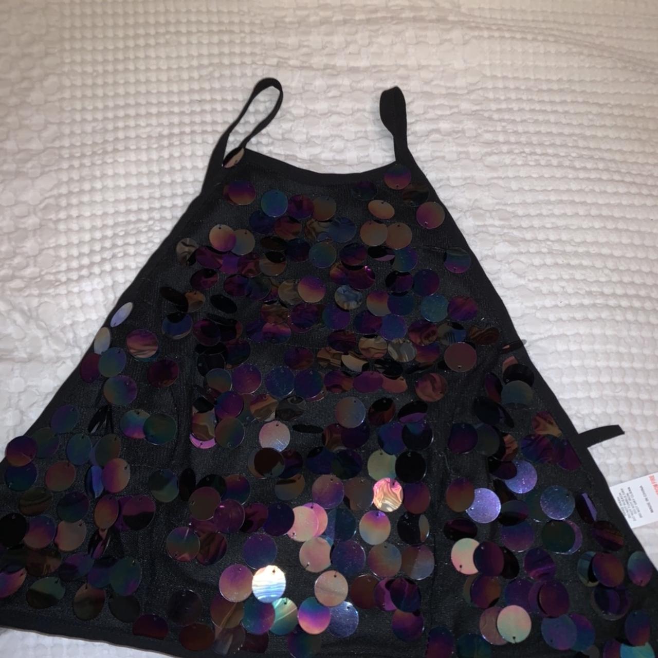 Pretty Little Thing Sequin Halterneck Crop Top Only Depop pretty-little-thing-sequin-halterneck-crop-top-only-depop