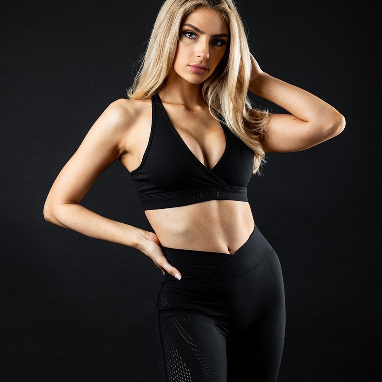 Alphalete surface wrap bra Clearance