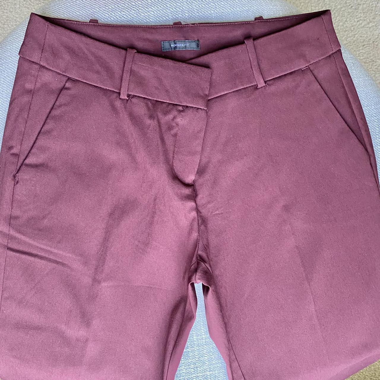 Burgundy Capri Office Pants 🍇🍓🥀 Size: 4 petite,... - Depop