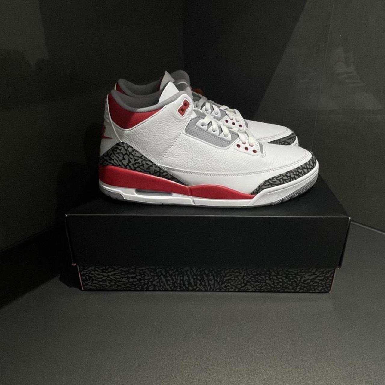 Nike Jordan 3 Retro - Fire Red (2022) 2 pairs... - Depop