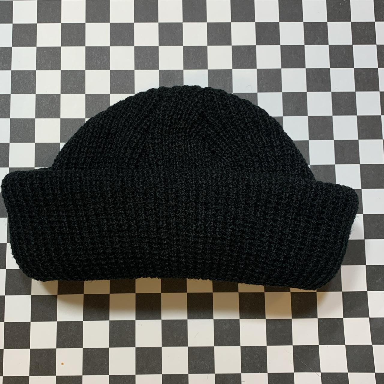 Black fisherman beanie AVAILABLE FOR $29.99... - Depop