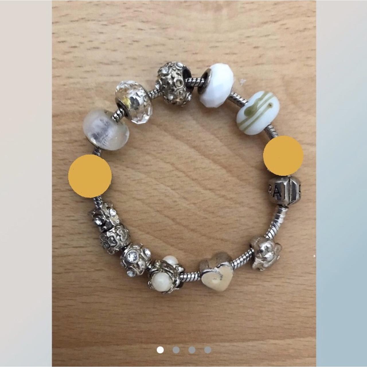 🧊 ✨ Fake Pandora ✨ Silver Bracelet and 11 Depop
