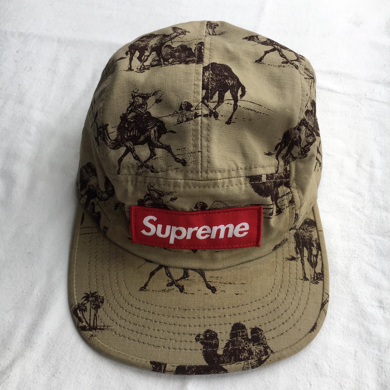 supreme camel cap