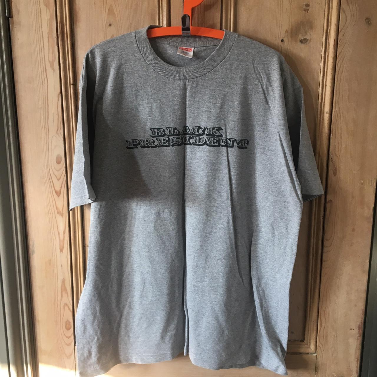 Supreme, Black President grey T-shirt, Worn excellent...