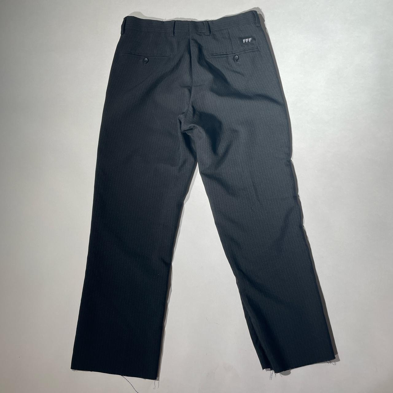 Undercover Men's Navy and Black Trousers | Depop