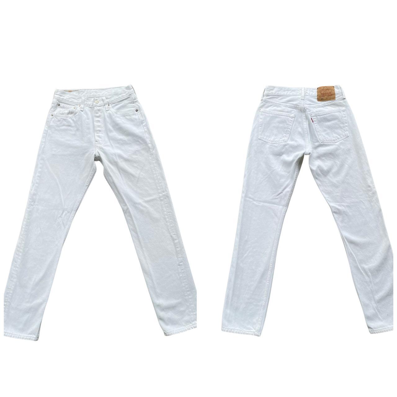 Product Image 3 - Vintage White Levi’s 501 for