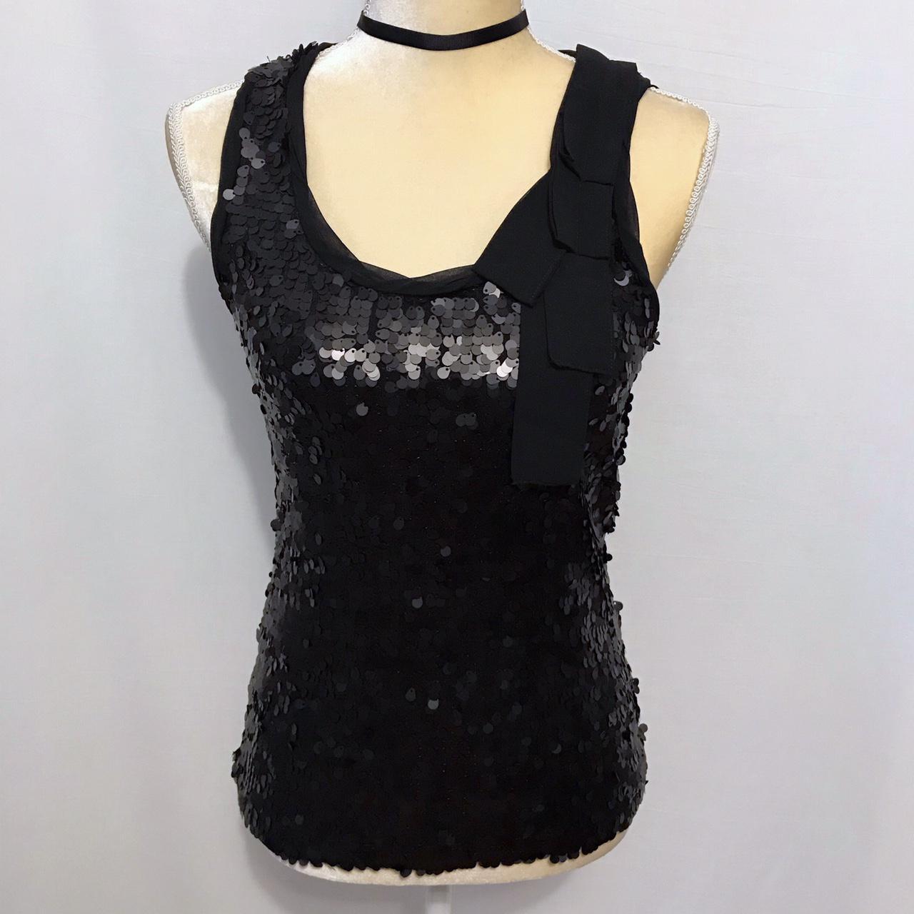 New York & Company Women's Black Blouse