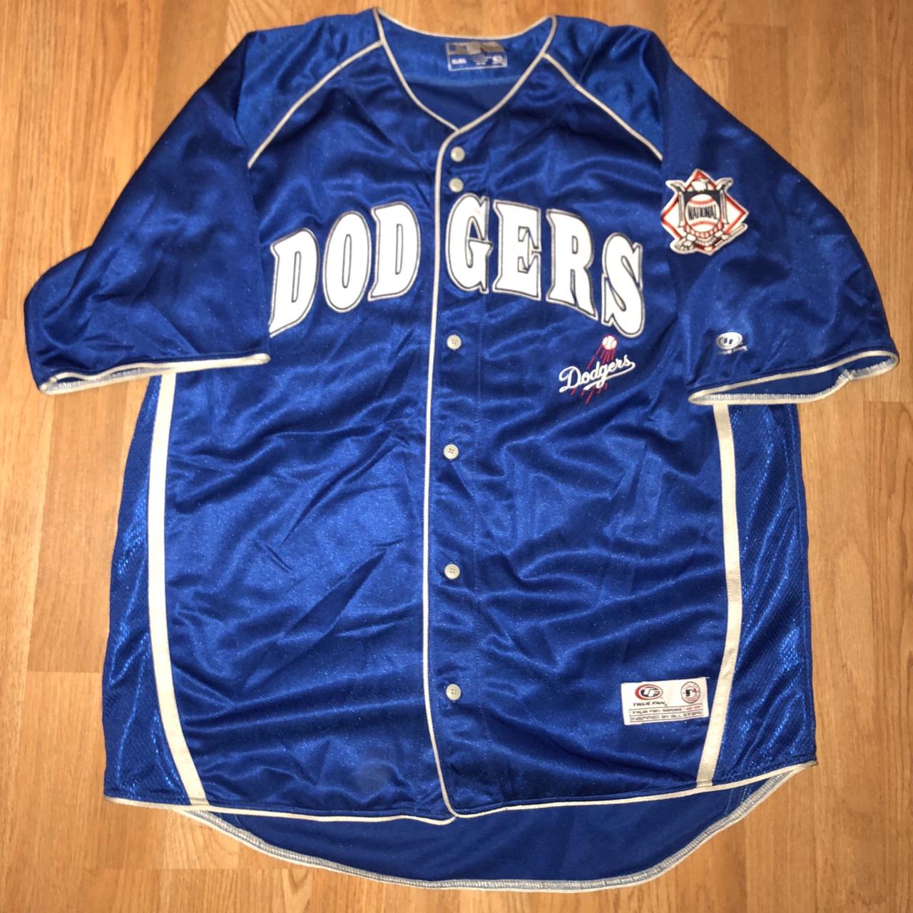 LA Dodgers True Fan Genuine Merch Baseball Jersey - Depop