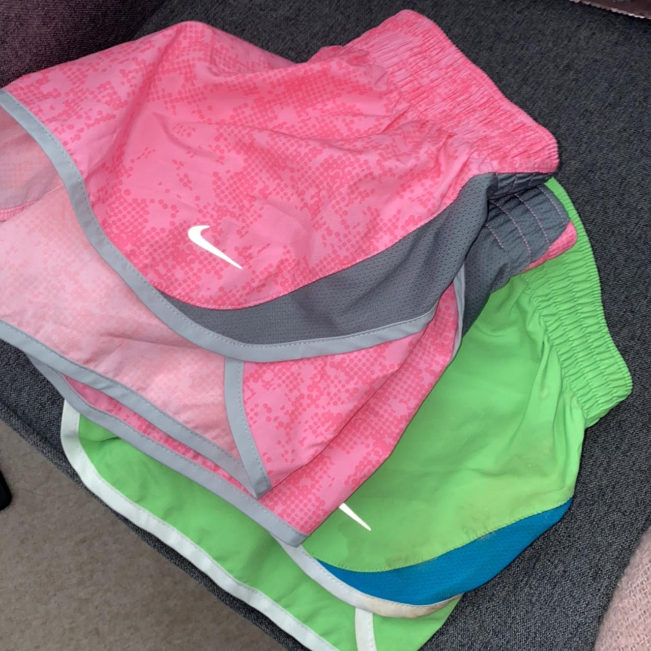 womens neon nike shorts