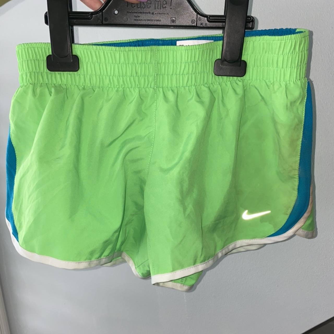 womens neon nike shorts