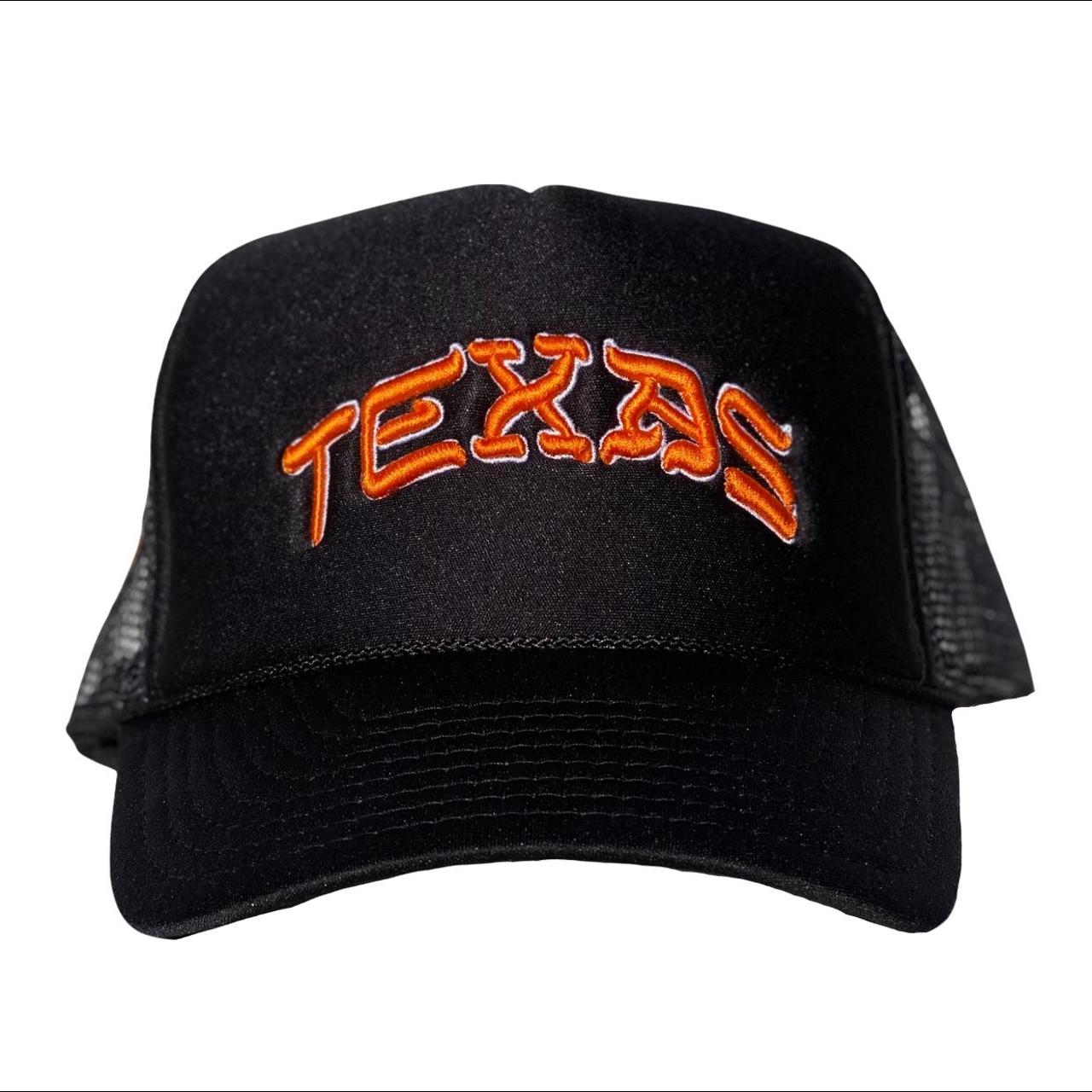 TEXAS HEBREW TRUCKER HAT UNIVERSITY OF TEXAS COLOR... - Depop