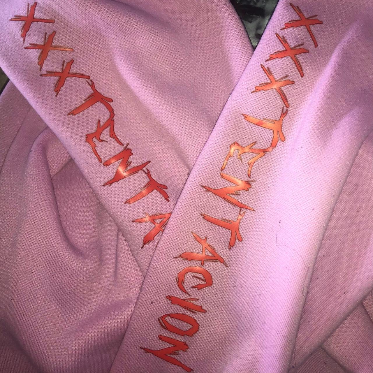 Xxxtentacion hoodie sale pink