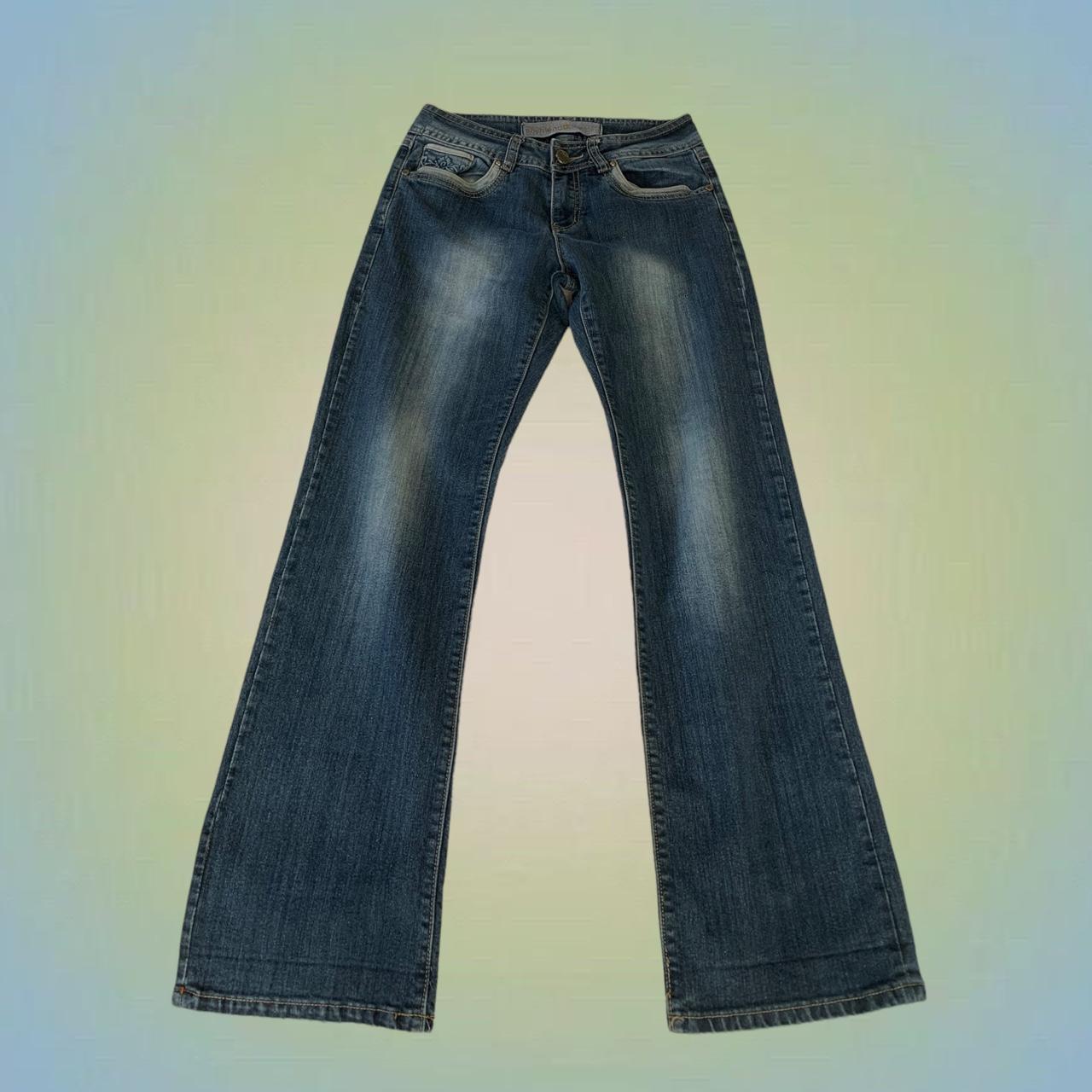 Y2K wide leg embroidered jeans! Vintage 𝙏𝙖𝙧𝙜𝙚𝙩,... Depop