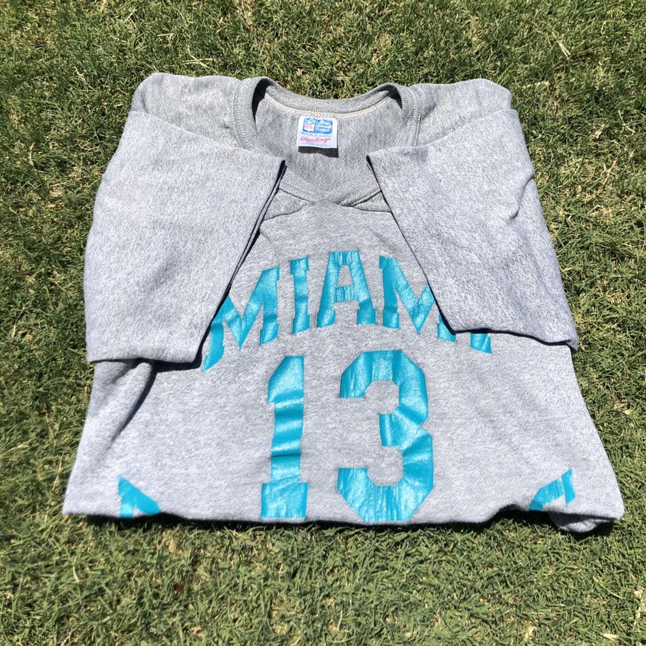 Vintage Miami Dolphins Dan Marino Jersey Logo - Depop